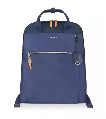 TUMI Voyageur Essential Backpack 139718-9486 Sky Navy 15x12.25x4.5 • $150