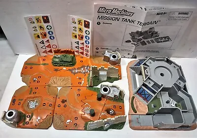 Micro Machines Mission Tank Terrain & Strato-Fortress Playsets Bases Only+Decals • $12.99