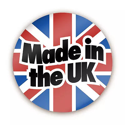 144 Made In The UK Sticker Labels 30mm Union Jack Flag • £2.99