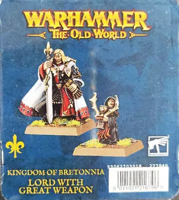 Lord With Great Weapon Kingdom Of Bretonnia Warhamer Old World WBGames • $42