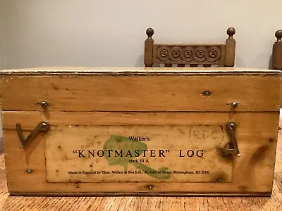 Walker Knotmaster MK III A Nautical Miles Log With Instructions & Pushpit Fixing • £120
