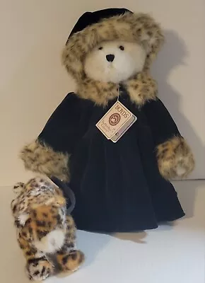 Boyds Bears Marlena Beargeaux & Deitrich Leopard • $20