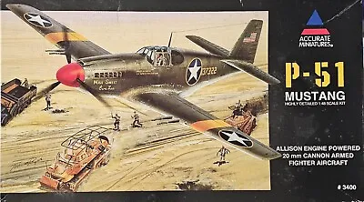 1/48 Accurate Miniatures 3400: P-51 Mustang 20mm Cannon Allison Engine • $27.97