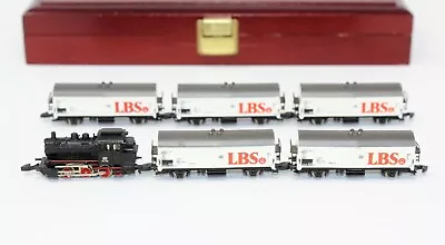 Z Scale Marklin LBS Collector Set W/ 5 Pole BR 89 Tank Loco & 5 Freight Cars • $395