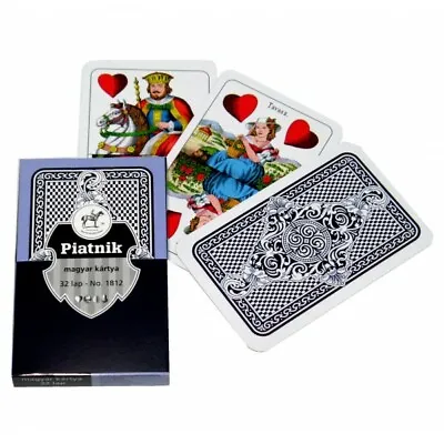 £4.99 • Buy Hungarian Playing Cards - Magyar Kártya - 32 Cards Piatnik 1812 Blue