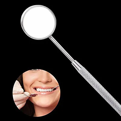 Stainless Steel Dental Mirror 1 Piece Dentist Mirror Dental Mouth Mirror Dentist • $2.51