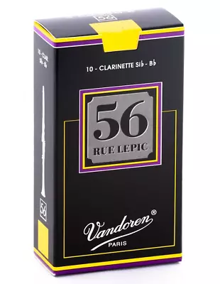 Vandoren 56 Rue Lepic Bb Clarinet Reeds - 10 Per Box • $50.95