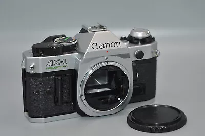 Canon AE1 Program 35mm SLR Film Camera Body Silver Fully Serviced 2829966 • £164.99