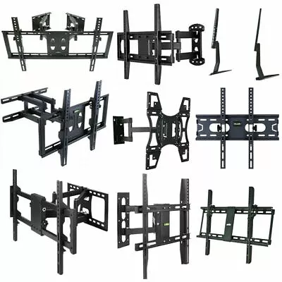 Full Motion Corner TV Wall Desk Mount Bracket Stand Plasma Flat Tilt Swivel 85  • $30.91