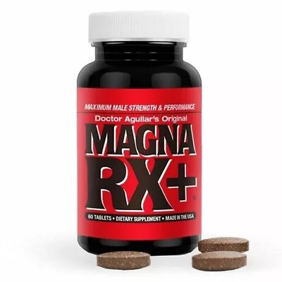 MAGNA RX+ Doctor Aguilars Original Male Virility & Performance 60 SEALED 05/2025 • $42