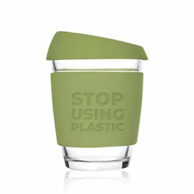 Reusable Coffee Cup | Glass | Keep Cup Style 12oz / 340ml - Stop Using Plastic • £10.99