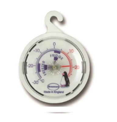 £6.59 • Buy Brannan Classic Dial Fridge Freezer & Thermometer Hanging Hook Food Safe Storage
