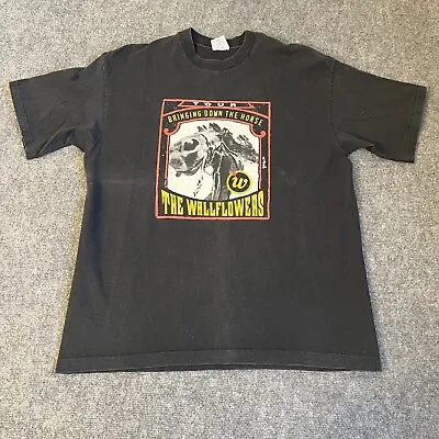 Vtg 1990s The Wallflowers Single Stitch Tshirt Mens Xl 90s Concert Tour Band Tee • $59.77