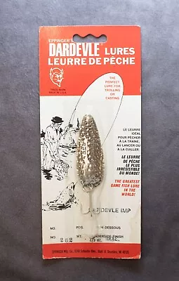 Vintage Eppinger Dardevle #262  2/5oz  Fishing Lure Nickel • $15.99