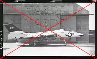 R06 ORIGINAL B&W 616 Aircraft Negative - F5D-1 Skylancer BuNo 139208 Taken 1950s • $8.99