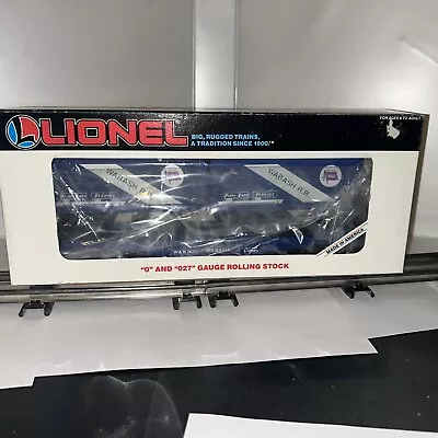 Lionel 6-16314 O Gauge Wabash Flatcar #16314 With Wabash Trailers LN/Box • $18