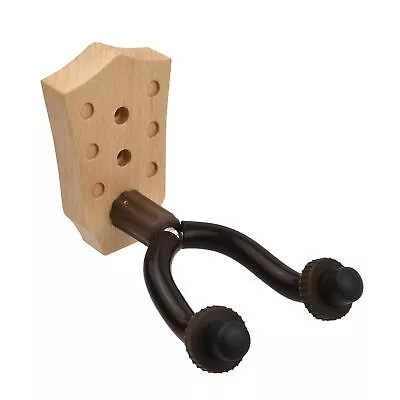 Beech Wood Guitar Wall Mount Hanger Wall Hook Holder Stand With  L5O1 • $12.90