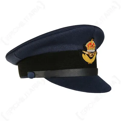 WW2 British RAF Visor Cap - Repro Pilot Peak Hat Uniform Air Force Officers New • $179.25