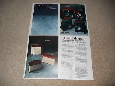 $8.99 • Buy Pioneer HPM-200,HPM-100, 60, 40 Speaker Ad, 4 Pg, 1976, Article