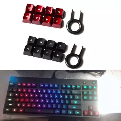 WASD Mechanical Backlit Keycaps With Key Puller For Logitech G910 G810 Keyboard • $18.88