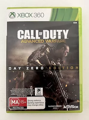 Call Of Duty Advanced Warfare Day Zero Edition XBox 360 - Manual Inc - Free Ship • $11.95