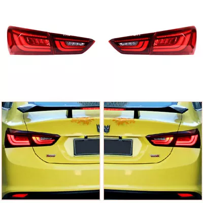  Tail Lights Assembly For Chevrolet Malibu Red 2016-2018 LED Turn Signal Dynamic • $400