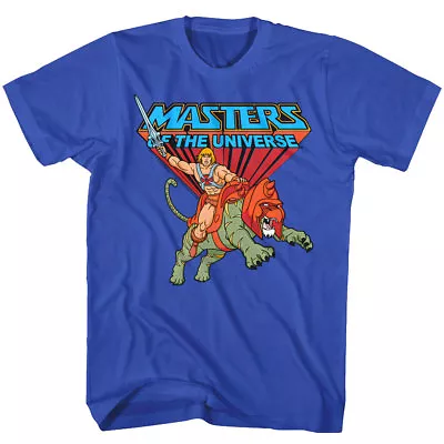 Masters Of The Universe He-Man Riding On Battle Cat Men's T Shirt Cringer Sword  • $24.50