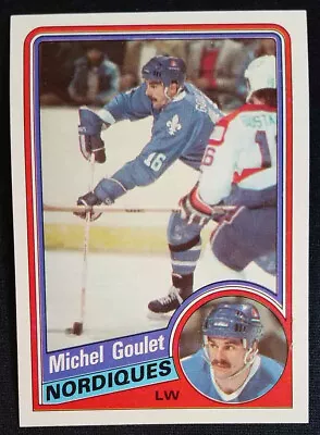 1984-85 Topps #129 Michel Goulet Quebec Nordiques (HOF) NM-MINT • $1.99