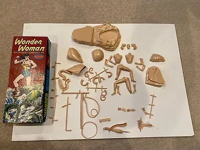 Original Vintage Aurora Wonder Woman Kit 479-98 Box & Instructions Complete • $315