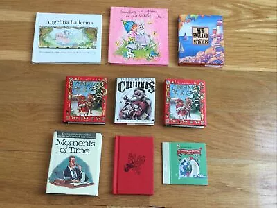 Vintage MINIATURE BOOKS LOT Mini Holiday Christmas Golden Mixed Sets • $22.99