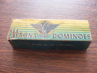 $30.23 • Buy Vintage Wood Magna Eagle Dominoes