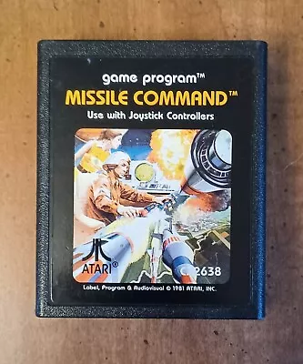 Missile Command Atari 2600 Game Cartridge **nice** Untested • $5.99