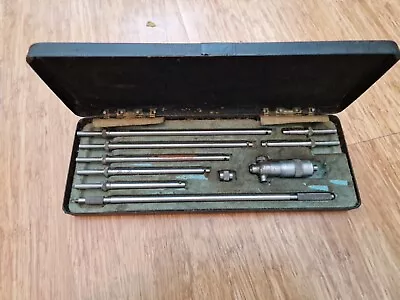 Moore&Wright Vintage Metric Micrometer Set Complete In Box • £40