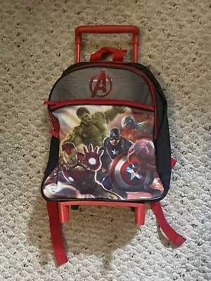 Marvel The Avengers Backpack 16” Kids School Book Bag Iron Man Captain America • $3.99