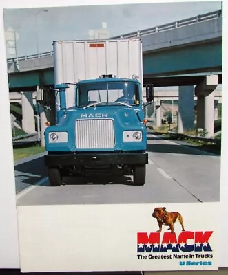 1975 Mack Tucks U Series Specifications Sales Brochure Original • $23.40