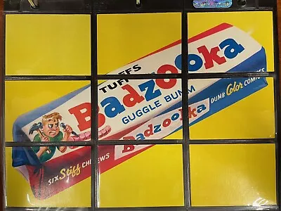 1974 Wacky Packages Series 10  Badzooka  Checklist Puzzle (with Pupsi) Unchecked • $24.75