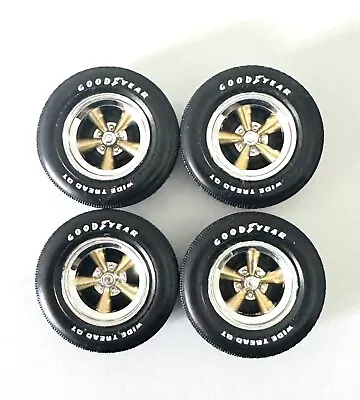 Torque Thrust Wheel & Goodyear Wide Tread GT Tire Set 1/18 Scale • $45