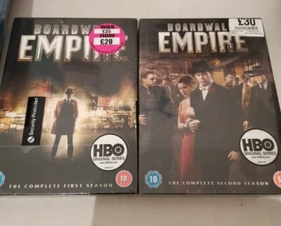 £8 • Buy Boardwalk Empire Complete Season 1 & 2 DVD Boxset NEW & SEALED - FREE P&P