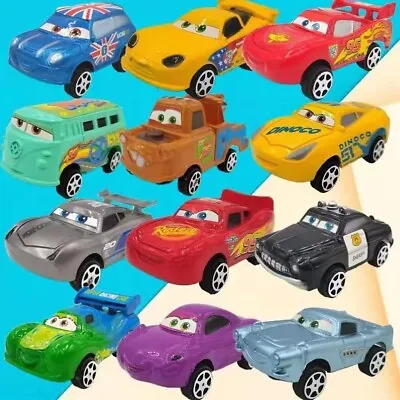 12 X Disney Cars 3 Lightning McQueen Racer Mack Alloy Car Kids Toy Collection UK • £16.83