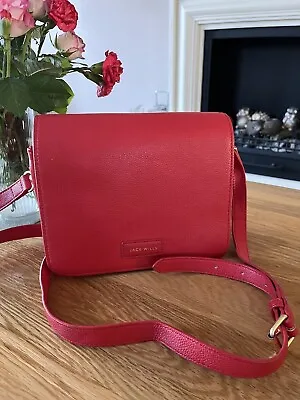 Beautiful JACK WILLS Red Crossbody Shoulder Bag USED TWICE! • £14.50