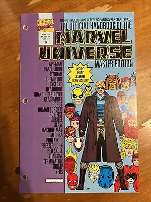 Official Handbook Of The Marvel Universe Master Edition 24 Comics Card Print TPB • $14.99