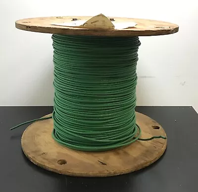 24.22 Lbs Of New 12 AWG UL Listed Stranded CU XHHW Green Wire (Model # E30117) • $84.12