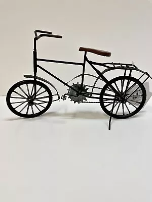 $14.50 • Buy Black Metal Riding Bike Bicycle Decorative Art Sculpture, New W/Tag