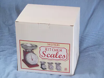 KITCHEN SCALES Retro Style NEW 5kg / 11lbs Cream / Ivory Colour • £17