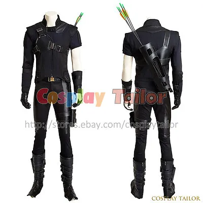 Captain America 3 Civil War Hawkeye Cosplay Clint Barton Superhero Costume Cool  • $234.99