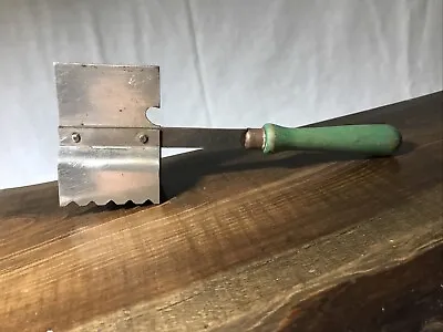 Vintage Meat Tenderizer  Green Handle Made In USA   1/2 Inches • $7