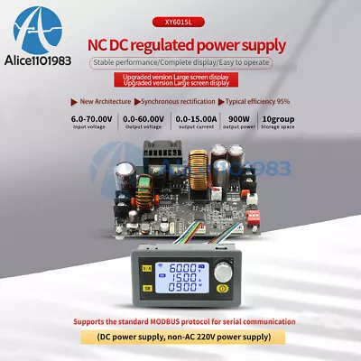 15A 20A 900W 1200W DC Power Supply CNC DC Voltage Regulator XY6015L XY6020L Wifi • $9.30