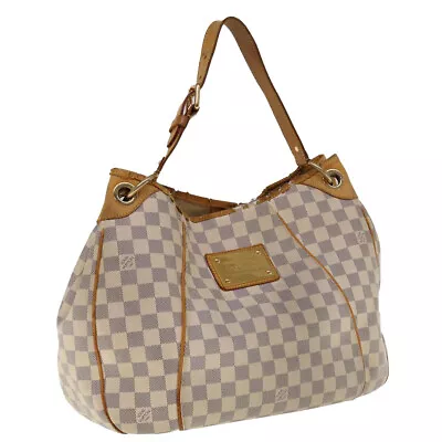 LOUIS VUITTON Damier Azur Galliera PM Shoulder Bag N55215 LV Auth 64439 • $360