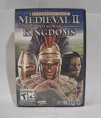 Medieval II Total War Kingdoms Expansion Pack PC CD-ROM (2-Disc 2007) W/ Manual • $3.20