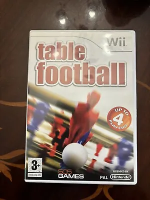 TABLE FOOTBALL Nintendo Wii Game Includes Manual • £7.99